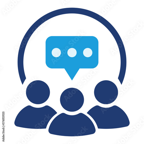  Community people network icon vector