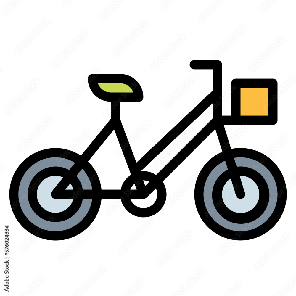 bike filled outline icon style bike filled outline icon style