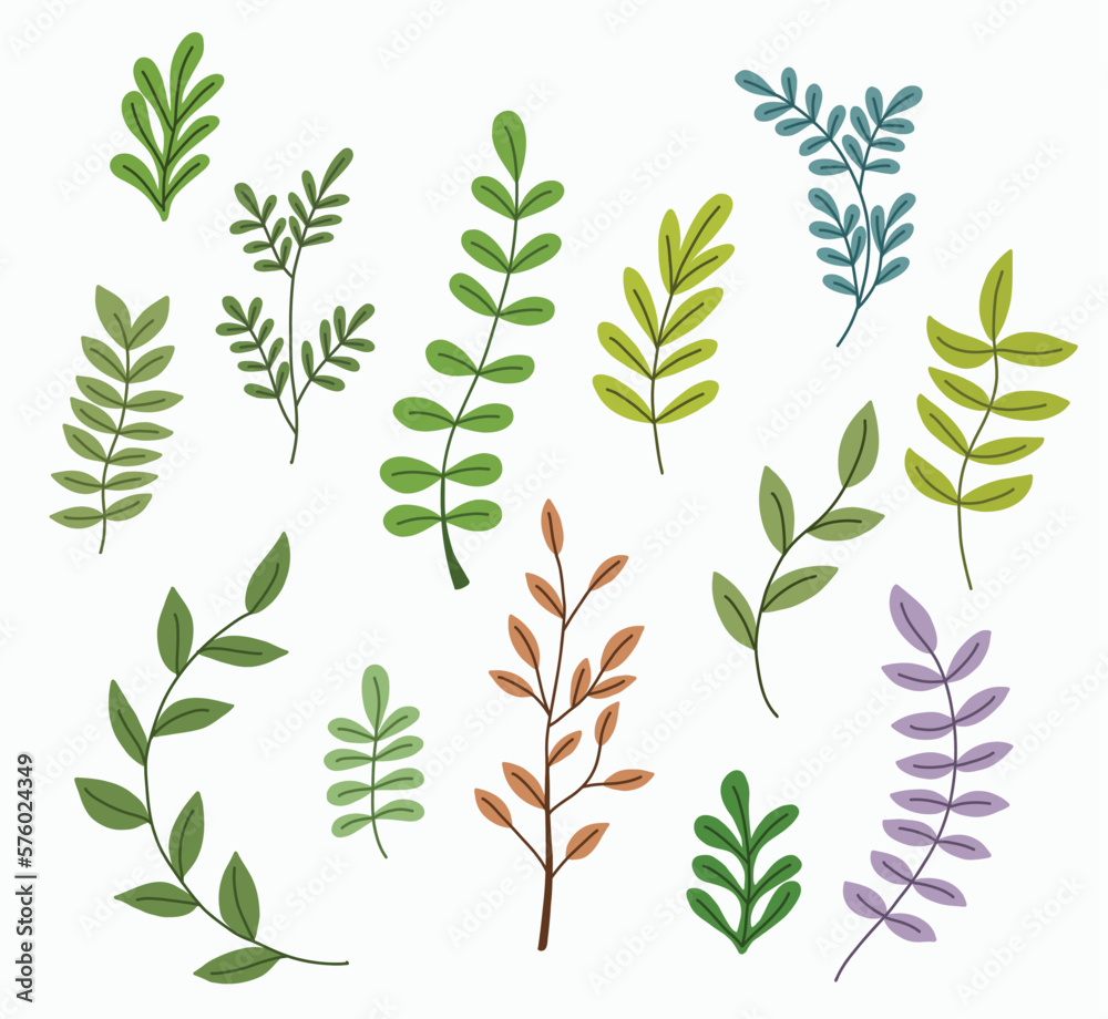 Simplicity floral freehand drawing flat design. Simplicity floral freehand drawing flat design.