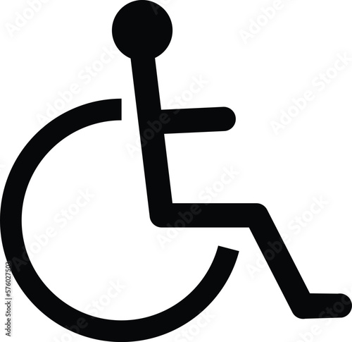 Fototapeta disabled parking sign