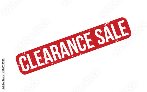 Clearance Sale Rubber Stamp Seal Vector