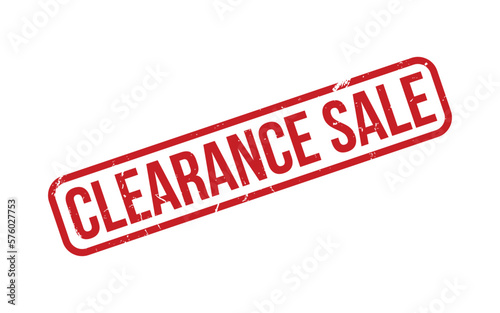 Clearance Sale Rubber Stamp Seal Vector