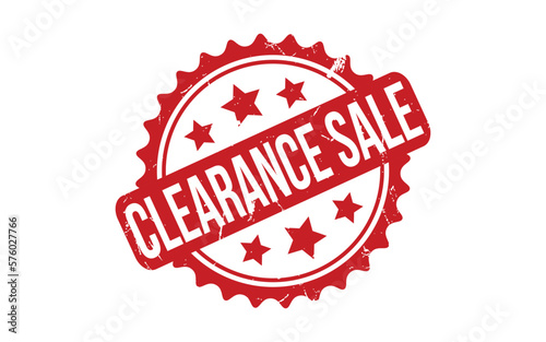 Clearance Sale Rubber Stamp Seal Vector