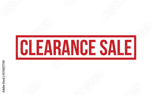 Clearance Sale Rubber Stamp Seal Vector