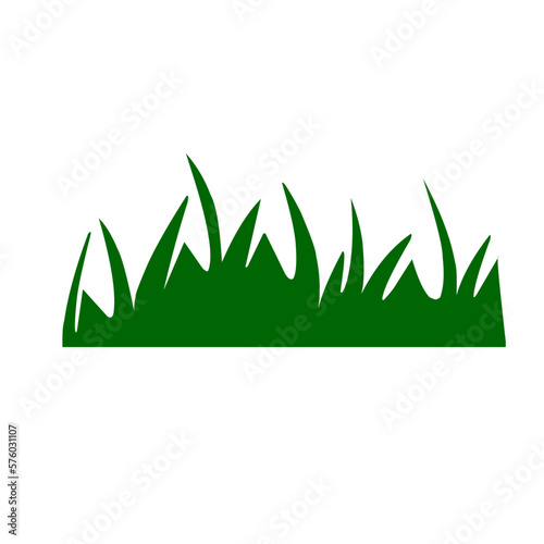 Greem grass doodle
