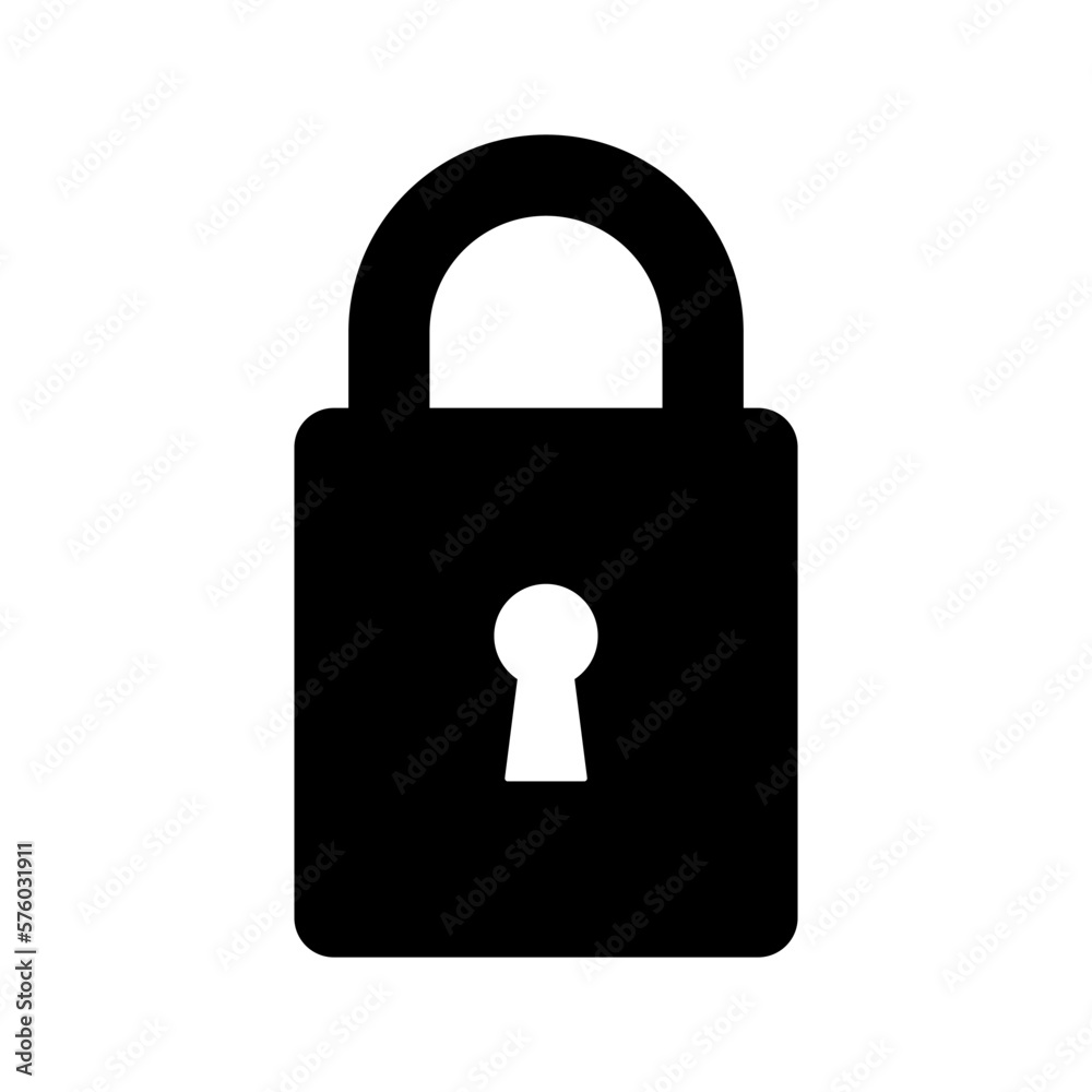 padlock icon vector logo template, secure icon padlock icon vector logo template, secure icon