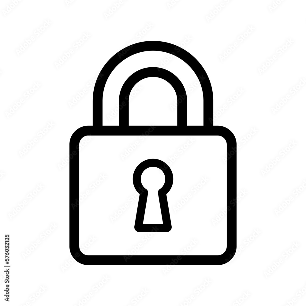 padlock icon vector logo template, secure icon padlock icon vector logo template, secure icon