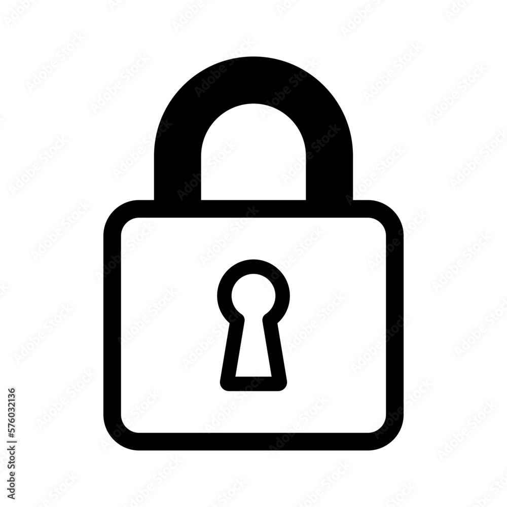 padlock icon vector logo template, secure icon padlock icon vector logo template, secure icon