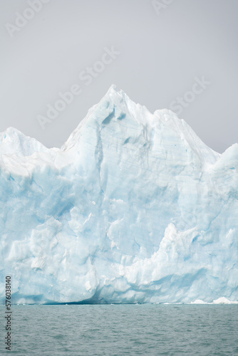 Perito Moreno Glacier, El Calafate, Argentina on January 25, 2023: here one of the South American glaciers.