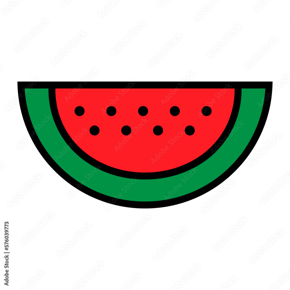 Watermelon line icon isolated on white background. Black flat thin icon on modern outline style. Linear symbol and editable stroke. Simple and pixel perfect stroke vector illustration. Watermelon line icon isolated on white background. Black flat thin icon on modern outline style. Linear symbol and editable stroke. Simple and pixel perfect stroke vector illustration.