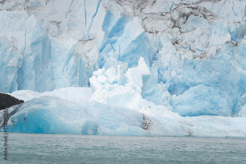 Perito Moreno Glacier, El Calafate, Argentina on January 25, 2023: here one of the South American glaciers.