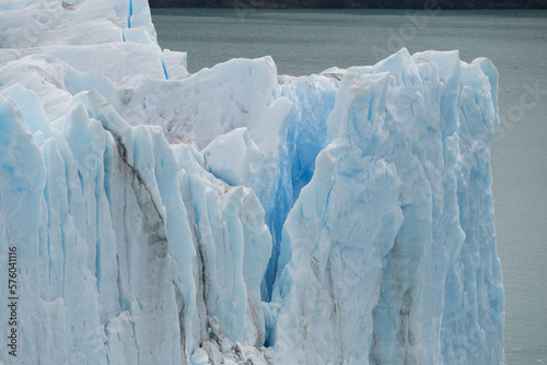 Perito Moreno Glacier, El Calafate, Argentina on January 25, 2023: here one of the South American glaciers.