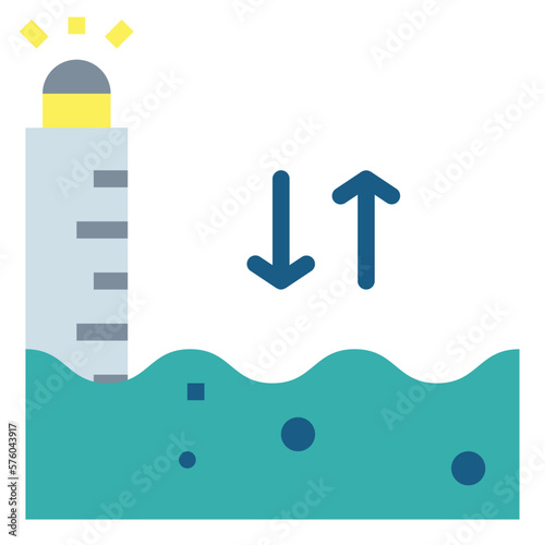 tide flat icon style