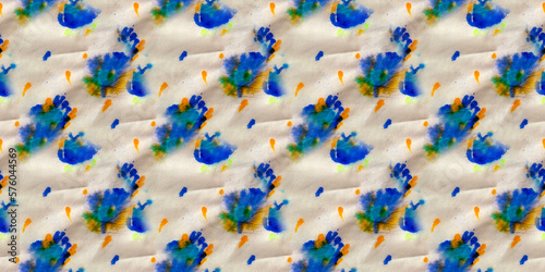 Photography Navy Blue Textures. Vintage Wild Animals. Ethnic