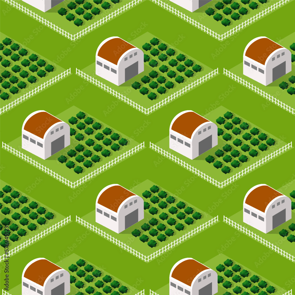 Seamless city building house Repeating Tile Pattern Isometric Illustration Seamless city building house Repeating Tile Pattern Isometric Illustration