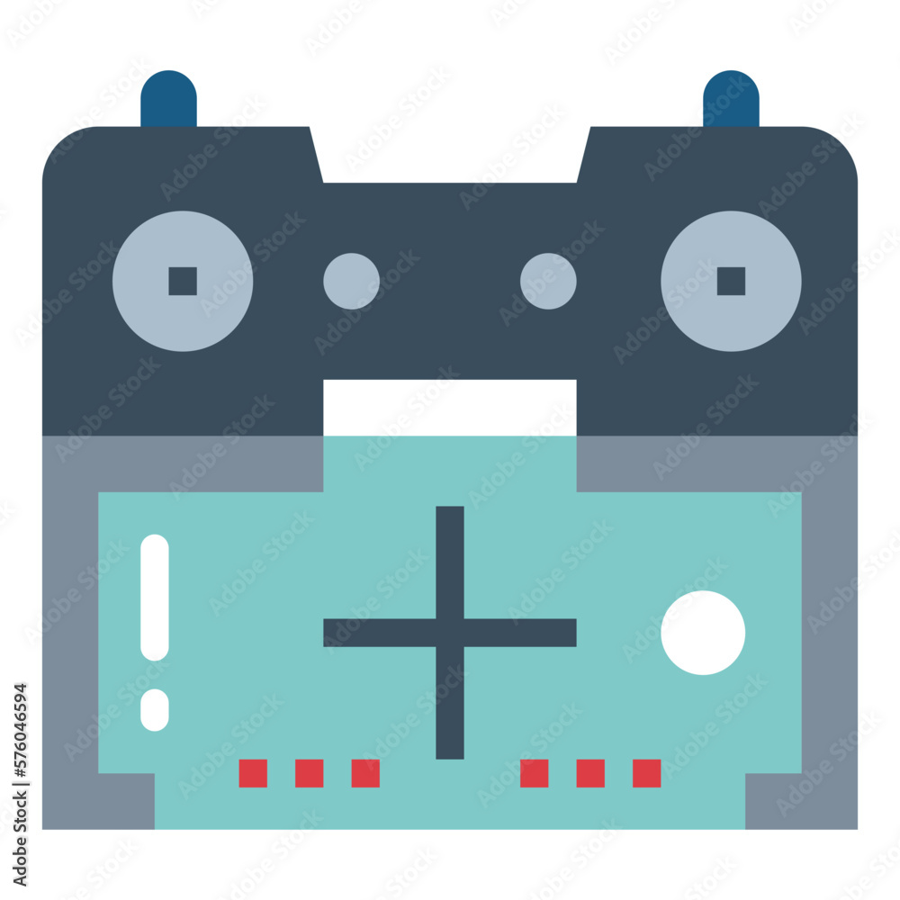 Obraz premium controller flat icon style