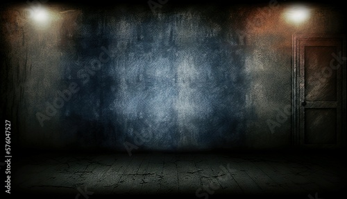 Scary wall background, horror texture for background Generative AI