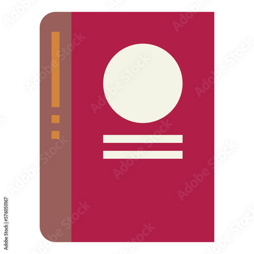book flat icon style