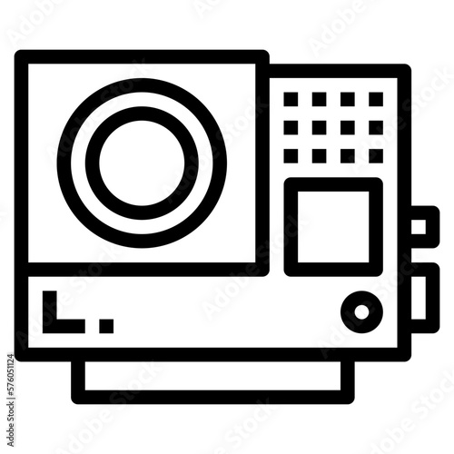 gopro line icon style