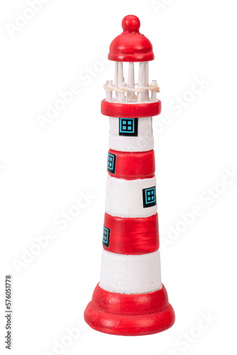 isolated model lighthouse