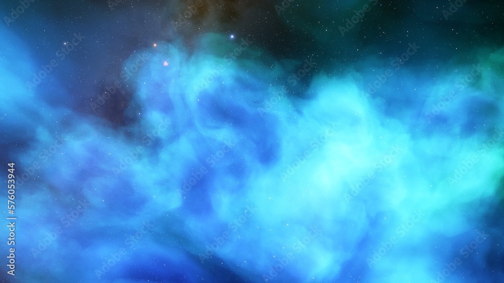 Fototapeta premium nebula gas cloud in deep outer space 