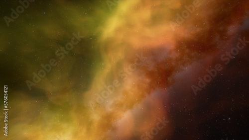 nebula gas cloud in deep outer space 