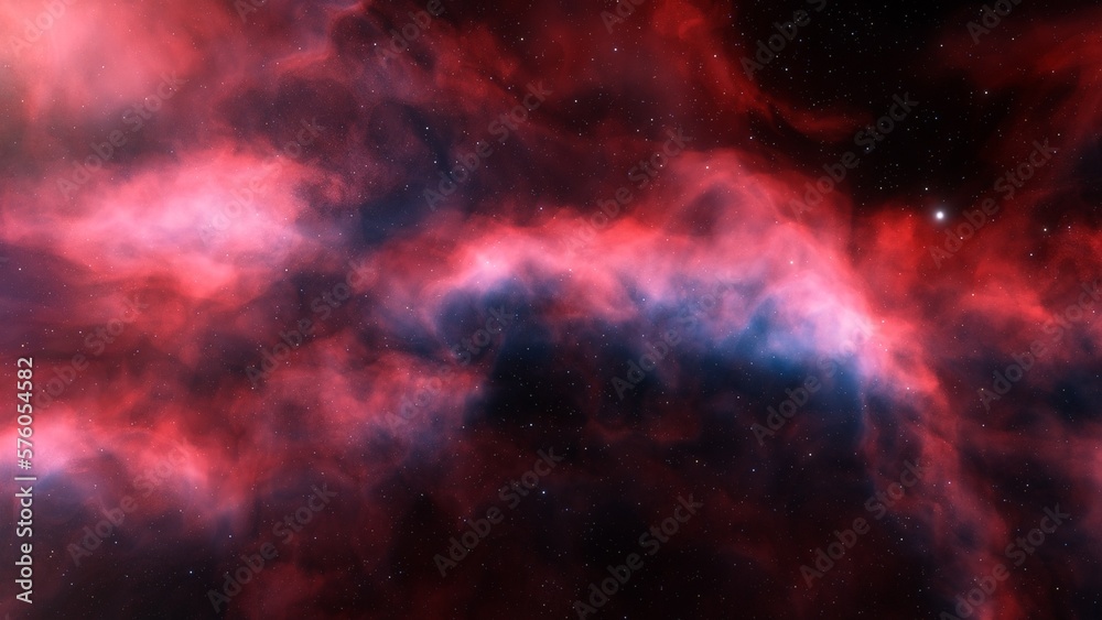 Fototapeta premium Night sky - Universe filled with stars, nebula and galaxy 