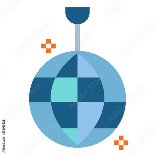 club flat icon style