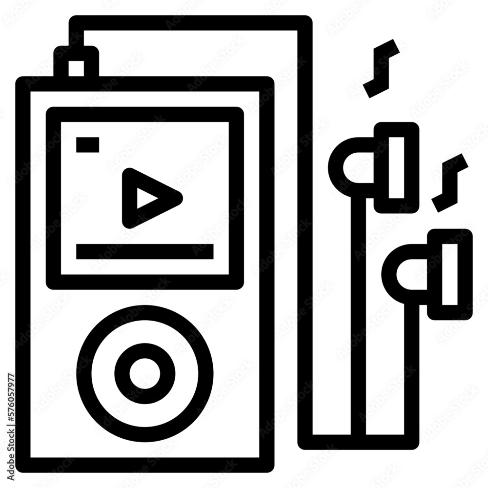 ipod line icon style