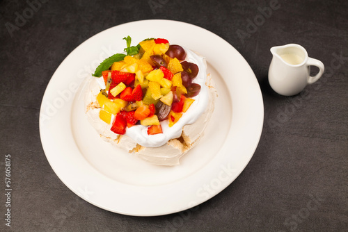 Pavlova is a meringue-based dessert.
