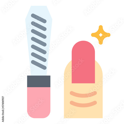 nail file flat icon style