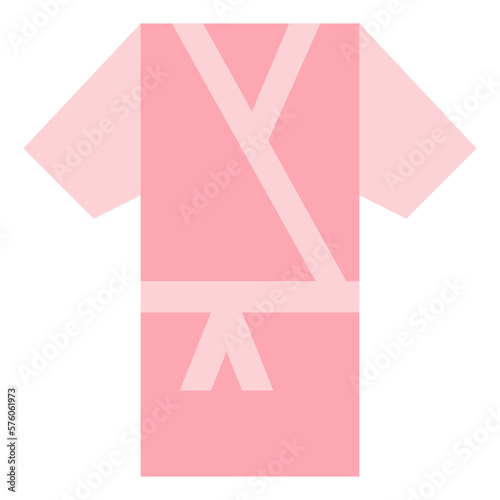 robe flat icon style