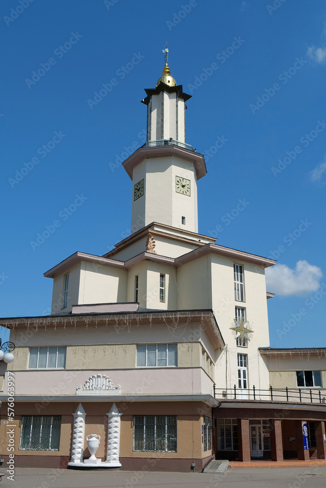 Ratusha or Town Hall in Ivano-Frankivsk city, Ukraine Ratusha or Town Hall in Ivano-Frankivsk city, Ukraine