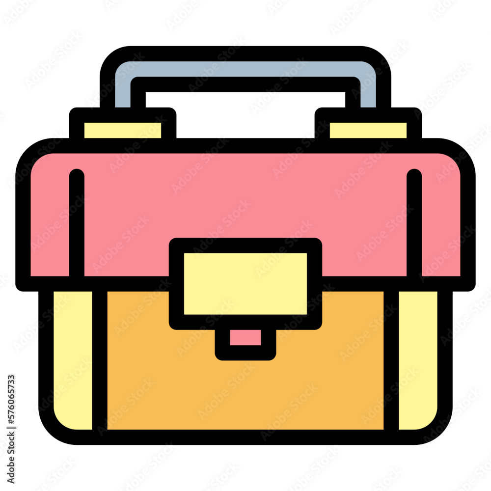 toolbox filled outline icon style toolbox filled outline icon style