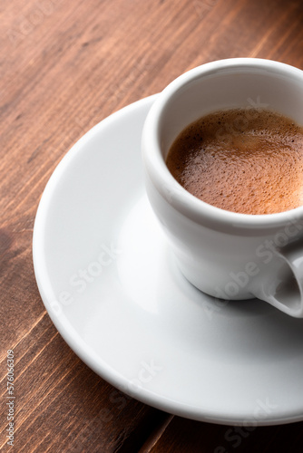 Tazzine in porcellana con caffè espresso napoletano 