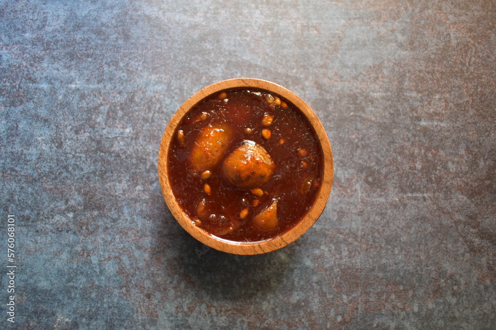 Indian traditional sweet lime pickle Indian traditional sweet lime pickle