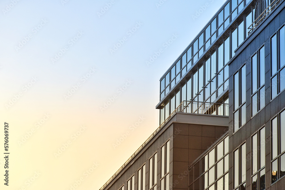 Low angle view of a modern office building in Berlin Low angle view of a modern office building in Berlin