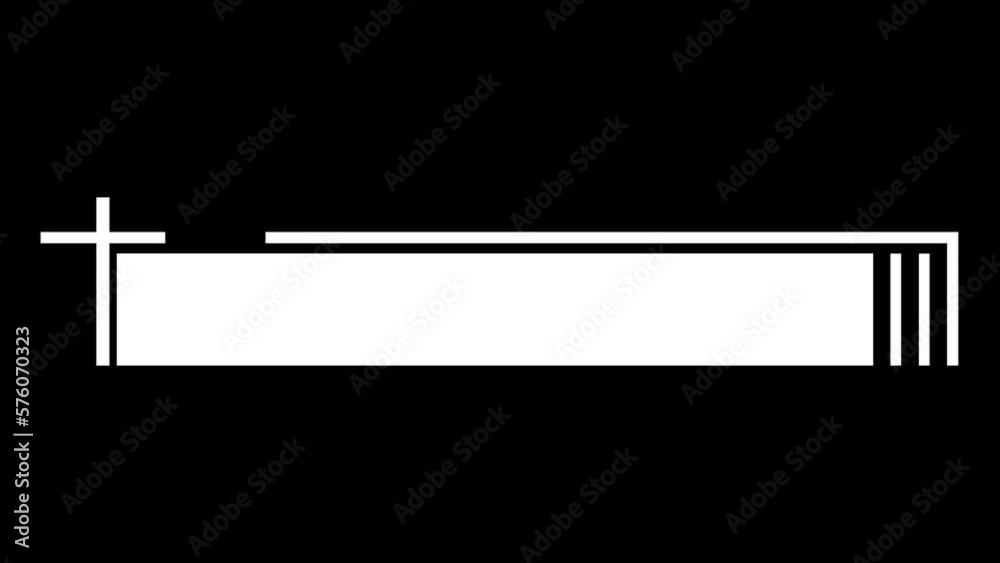 Cross Lower-Third Drawing 4 Cross Lower-Third Drawing 4