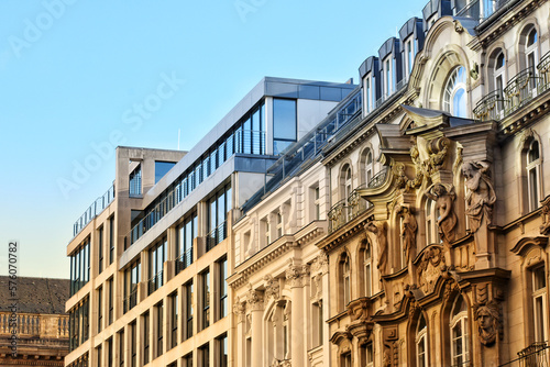 Photography Low angle view of a modern office building in Berlin