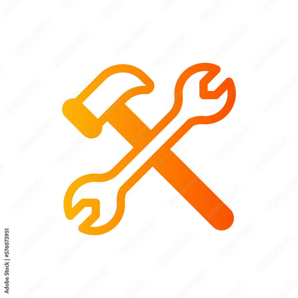 icon labor day with concept wrench and hammer. editable file, vector illustration. icon labor day with concept wrench and hammer. editable file, vector illustration.
