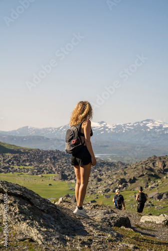 woman hiking in mountains © Nike Ossler