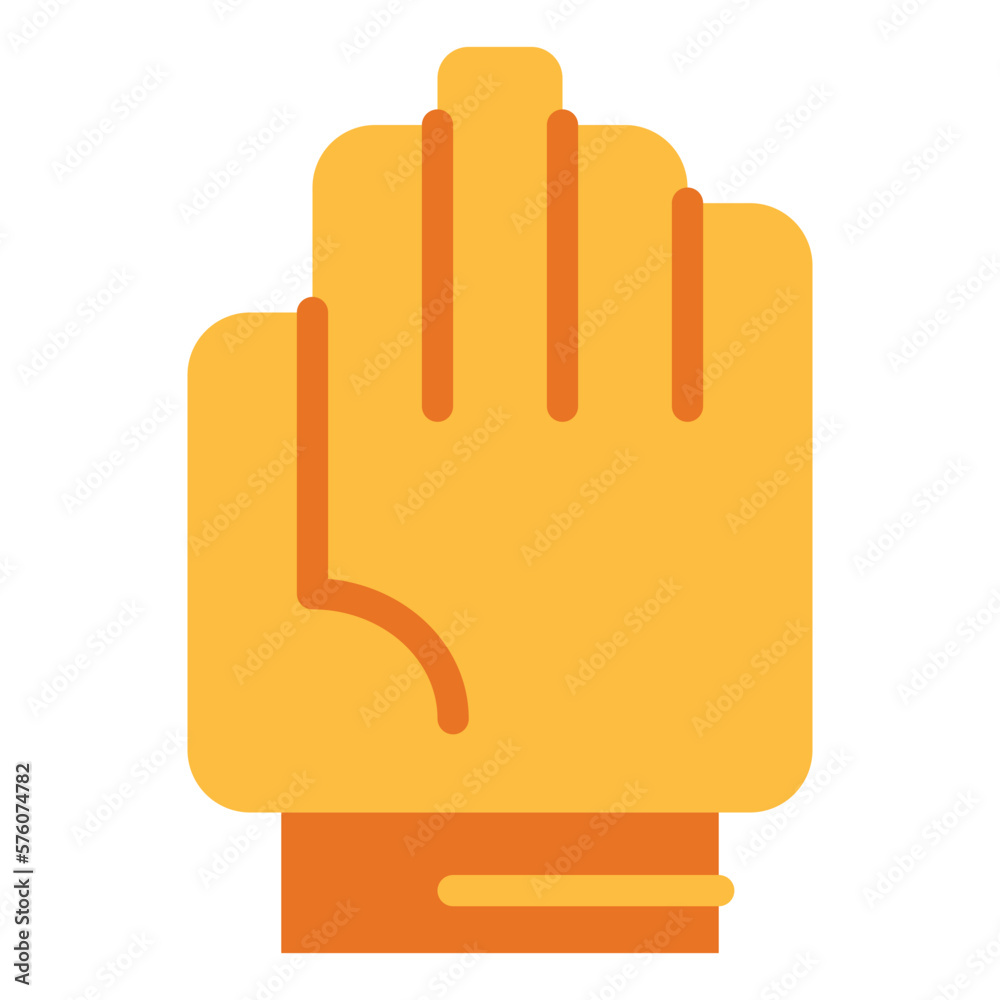 Obraz premium glove flat icon style