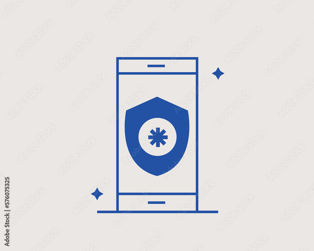 Concept of cybersecurity vector illustration in a flat style. Concept of cybersecurity vector illustration in a flat style.