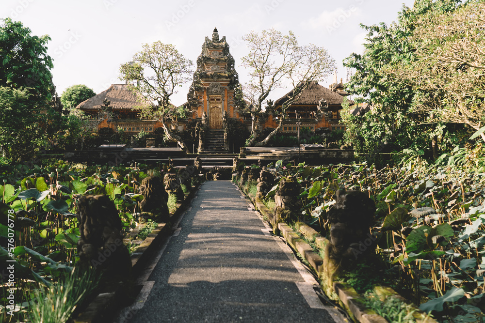 Old Buddhist Water Palace temple in Bali
