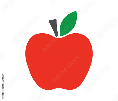 Red apple vector. 

