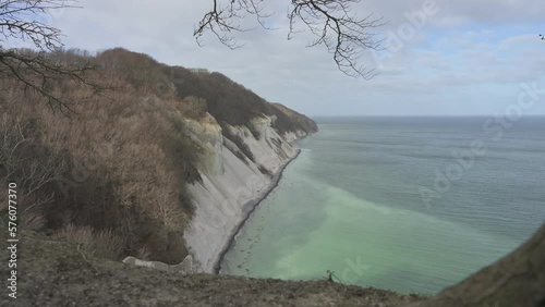 White cliffs on Møn in Denmark