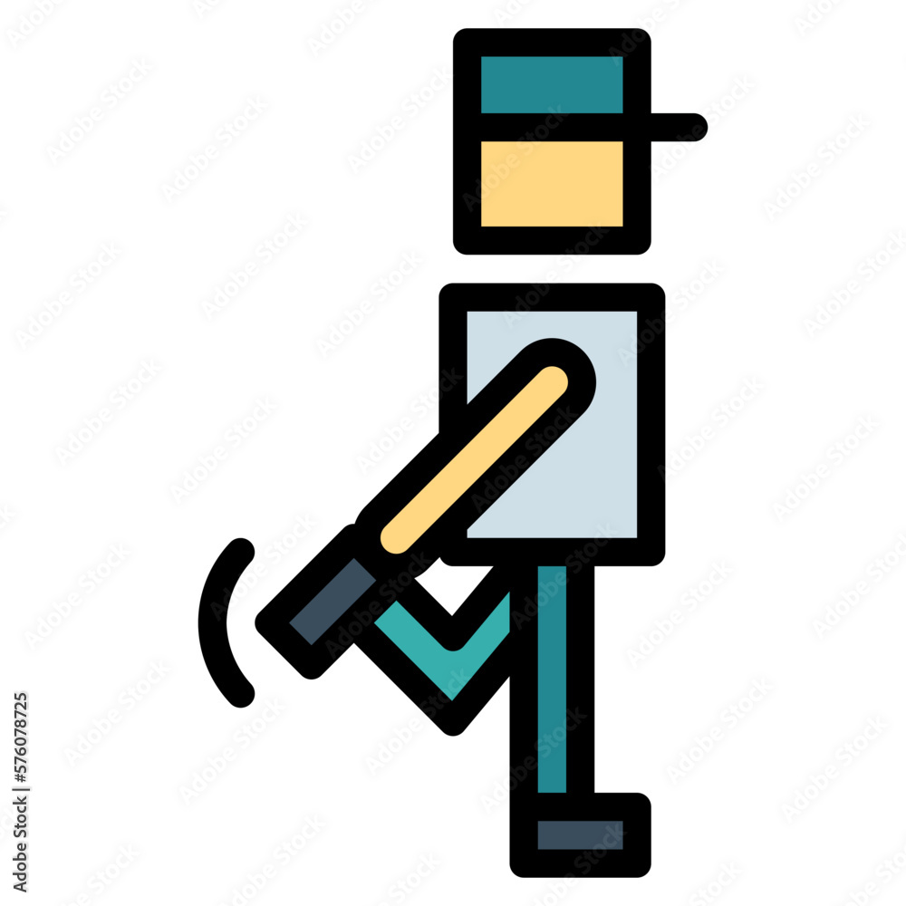 warm up filled outline icon style warm up filled outline icon style