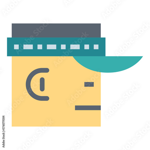 visor flat icon style