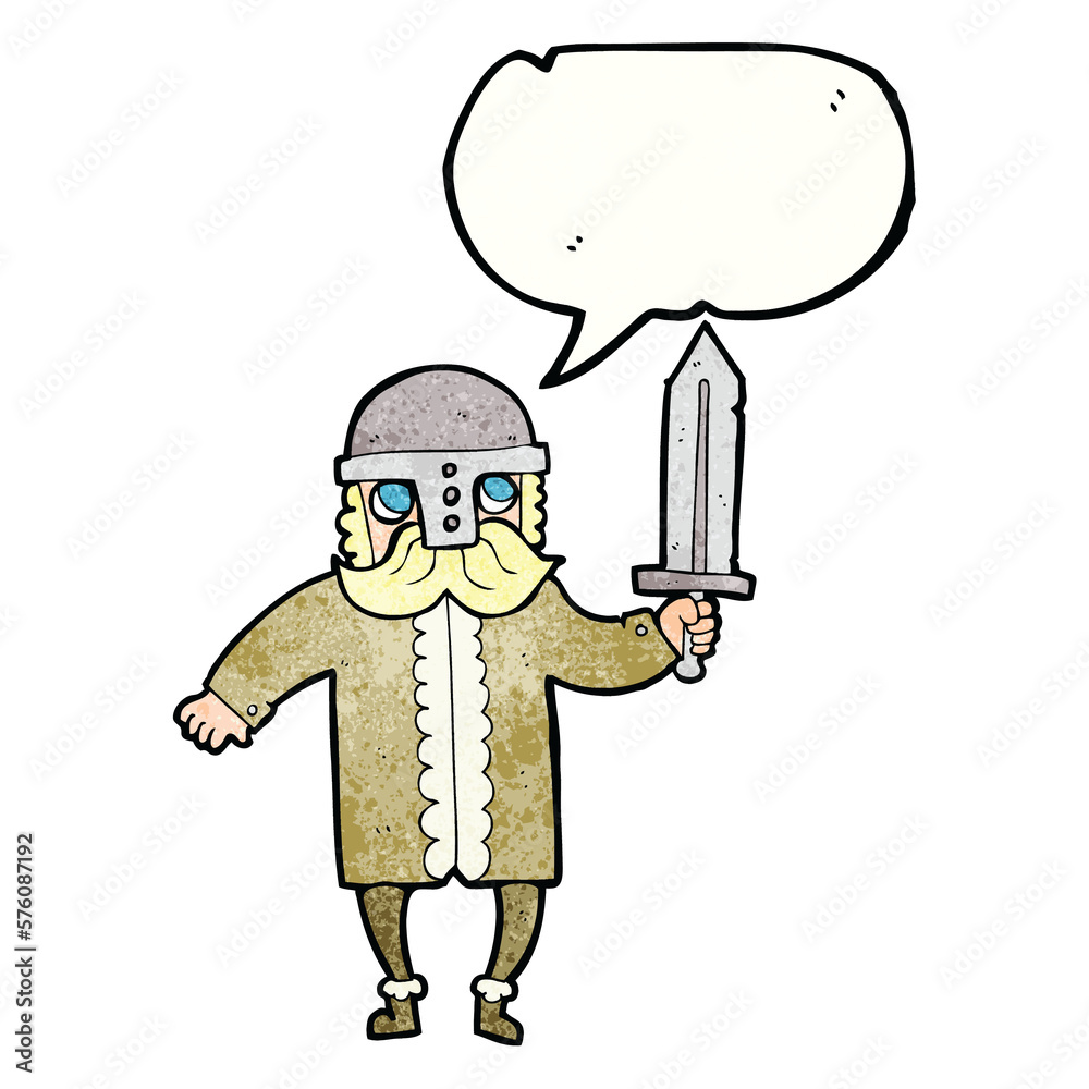speech bubble textured cartoon saxon warrior speech bubble textured cartoon saxon warrior