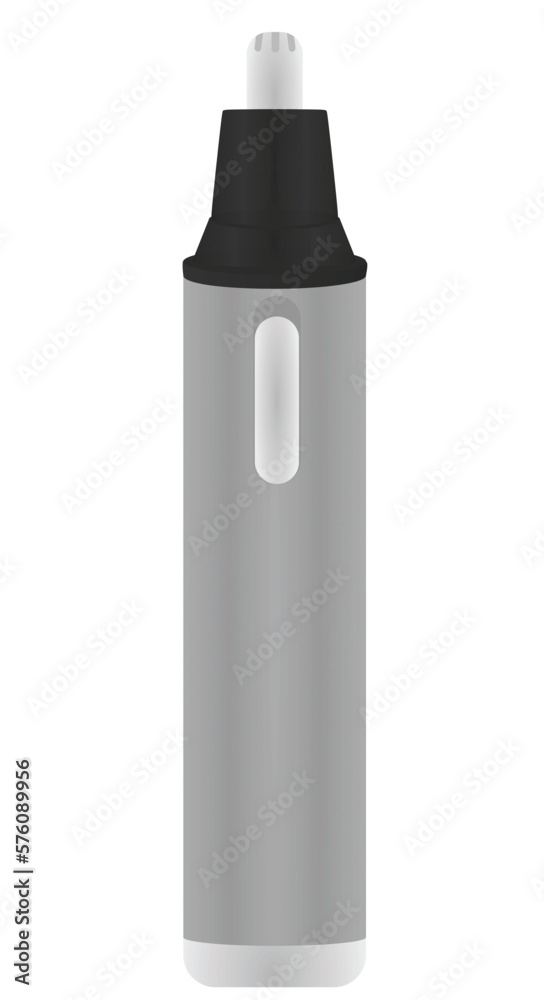 Nose hair trimmer. vector illustration